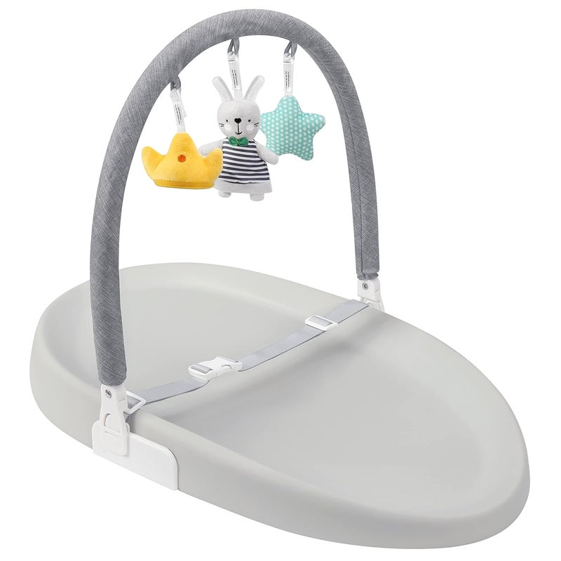 Papablic وسادة تغيير الأطفال، مقاومة للماء وغير قابلة للانزلاق، تشمل غطاء قابل للغسل، حزام أمان لطاولة تغيير قياسية، سرير، أريكة - Image 1